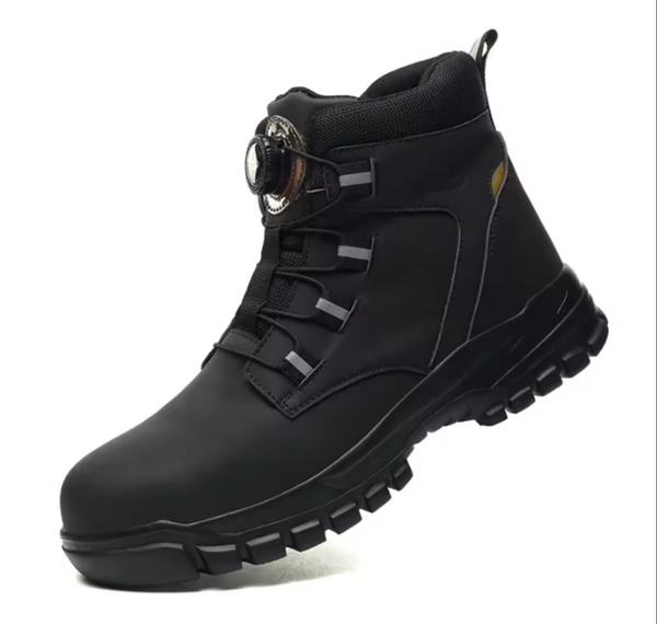 Men's Waterproof Safety Work Boots | Steel Toe & Puncture-Resistant Sole | Heavy-Duty Protective Outdoor Footwear