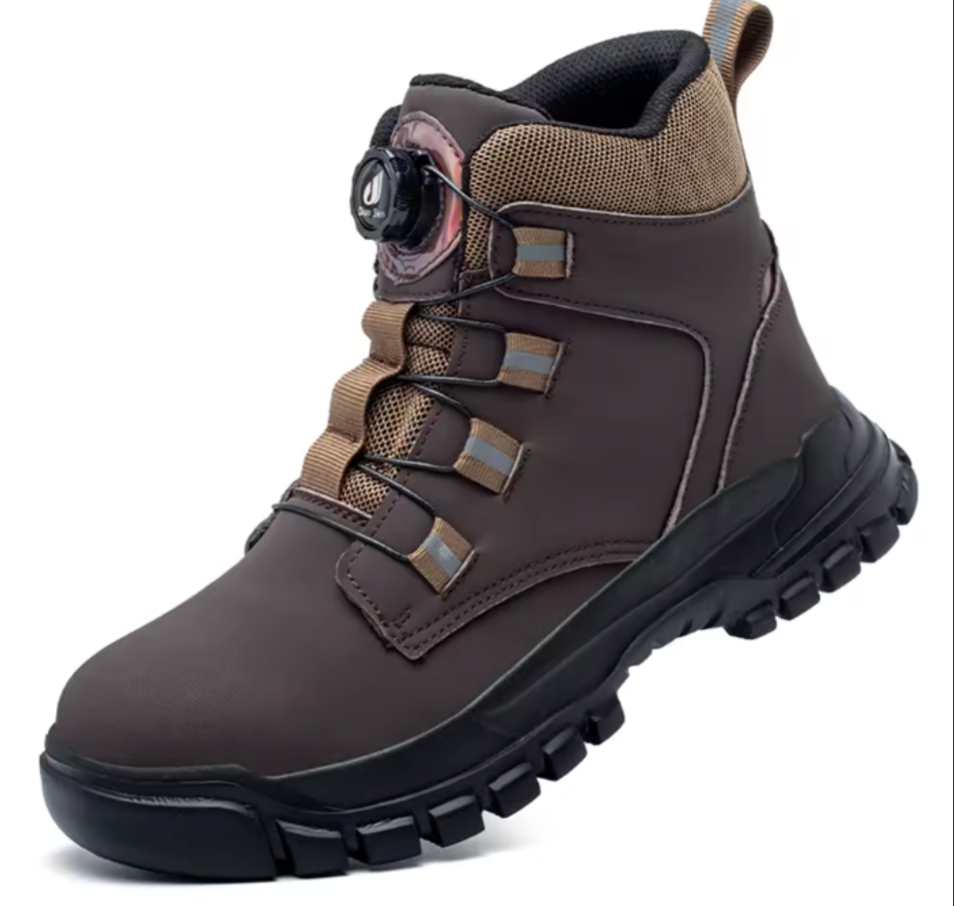 Men's Waterproof Safety Work Boots | Steel Toe & Puncture-Resistant Sole | Heavy-Duty Protective Outdoor Footwear