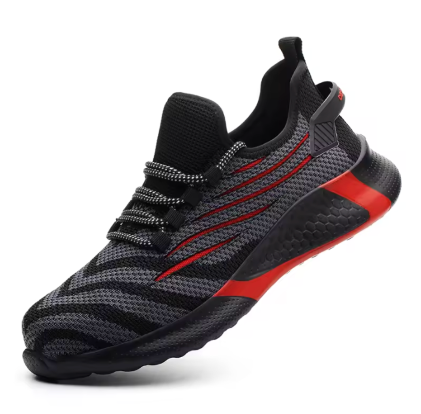 Men's Safety Work Shoes | Lightweight Steel Toe & Breathable Mesh | High-Comfort Athletic Protection