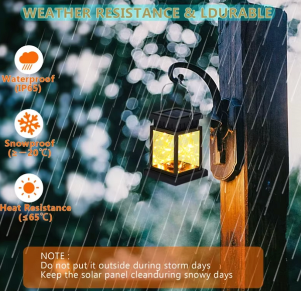 Solar LED Outdoor Lantern