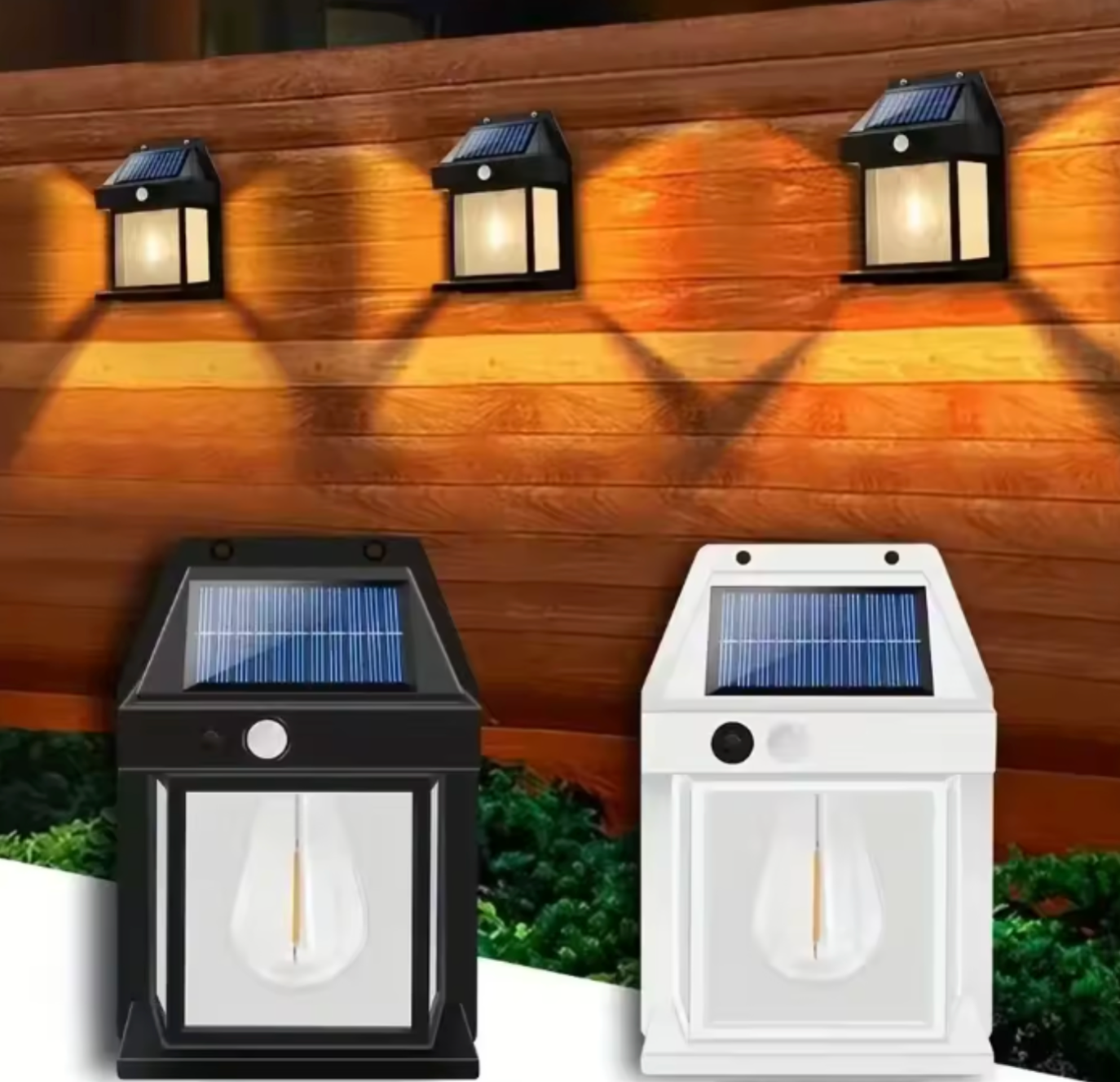 Solar LED Wall Light | Motion Sensor & IP65 Waterproof | Outdoor Security & Garden Lighting