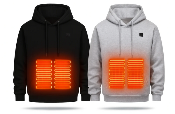 USB-Heated Hoodie for Men & Women | 3 Heat Settings