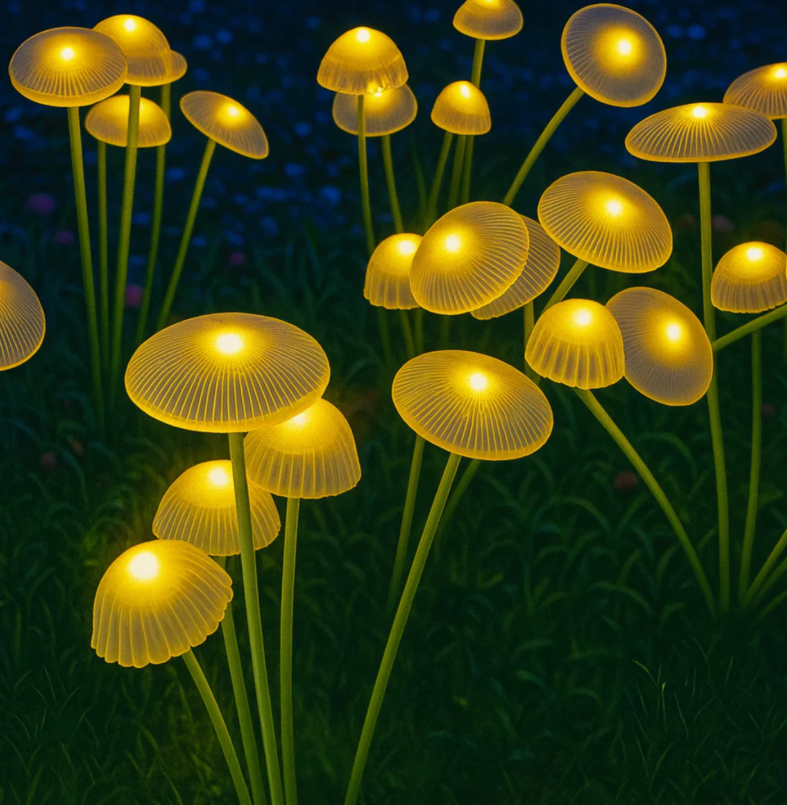 BioBloom Garden Lights | Solar Jellyfish Path Markers | 6 LED per Unit