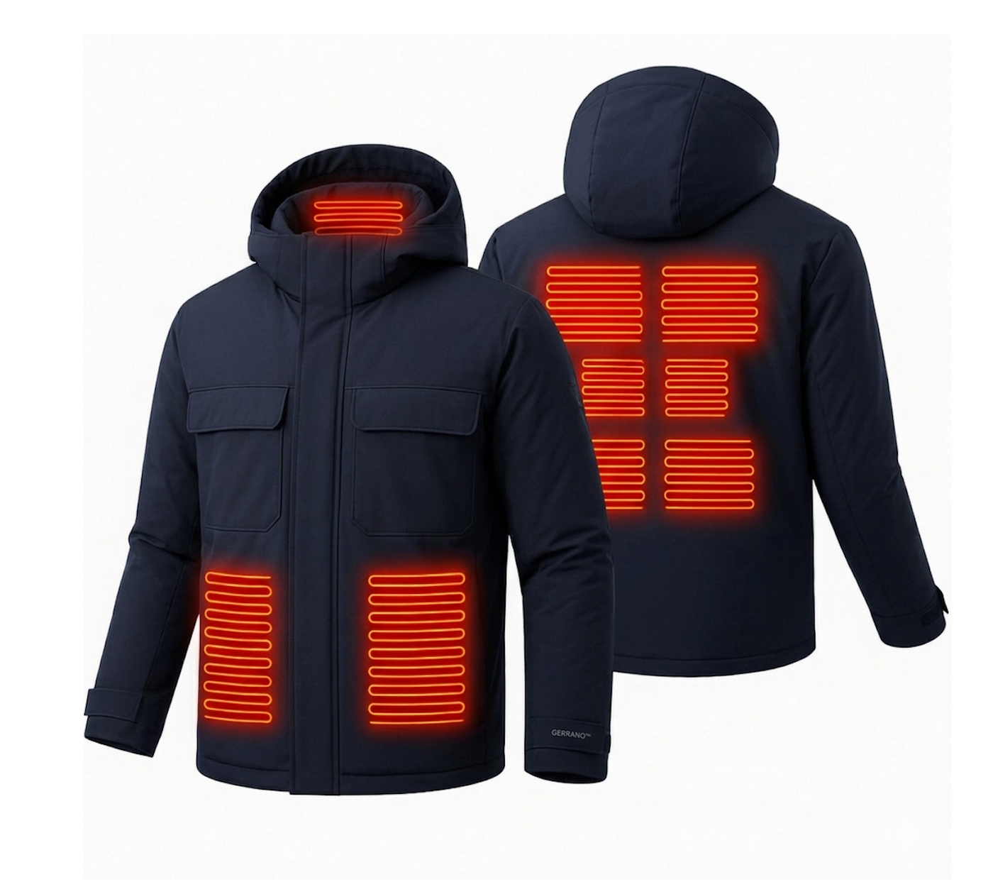 Intelligent 9-Zone Heated Winter Parka | USB Powered