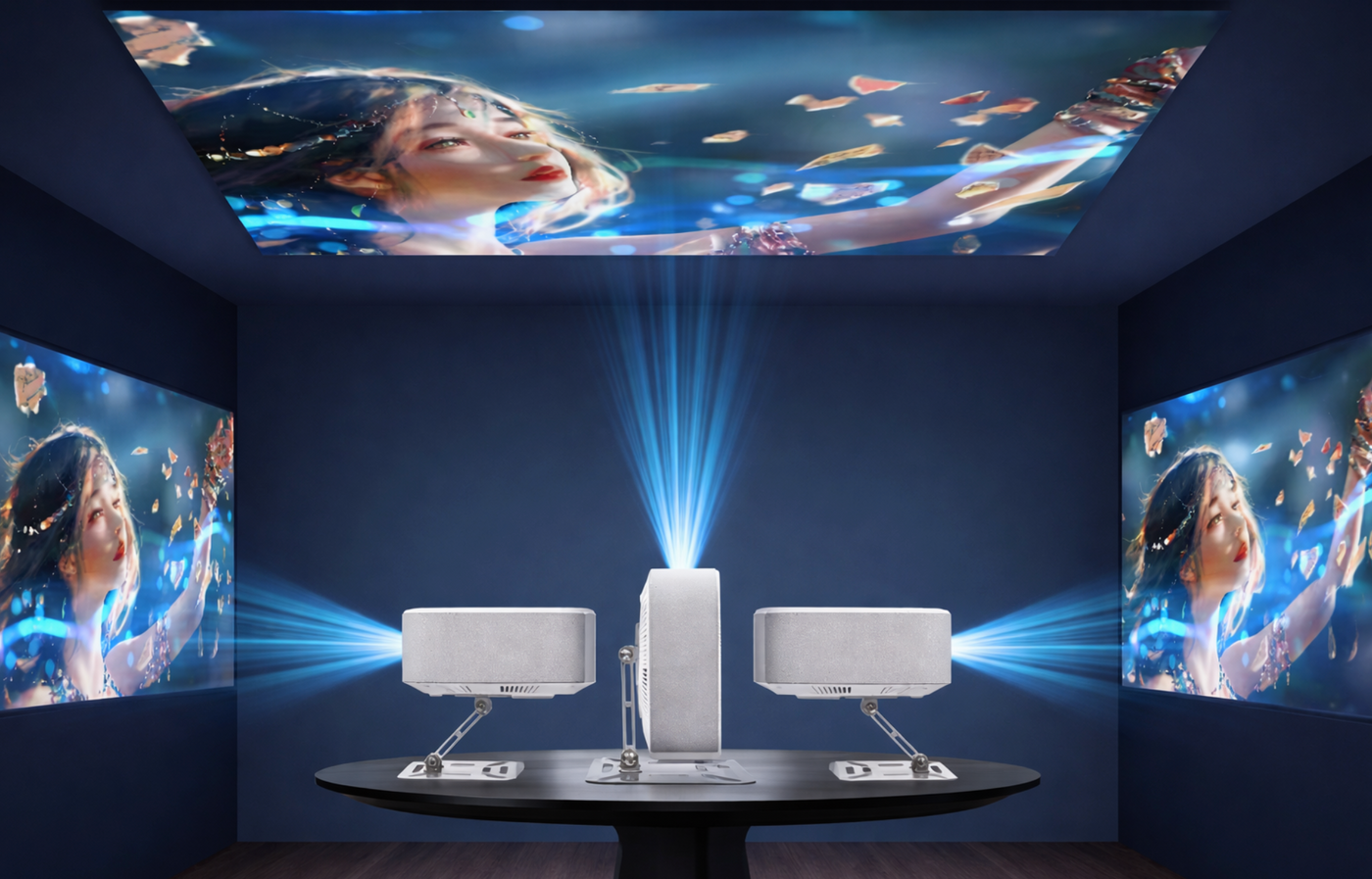 Smart Cinema Projector | 8K Support, Android 13 & 12000 Lumens Native 1080P