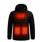 3-Zone Heated Puffer Jacket with Triple-Heat Control & Weather-Resistant Shell