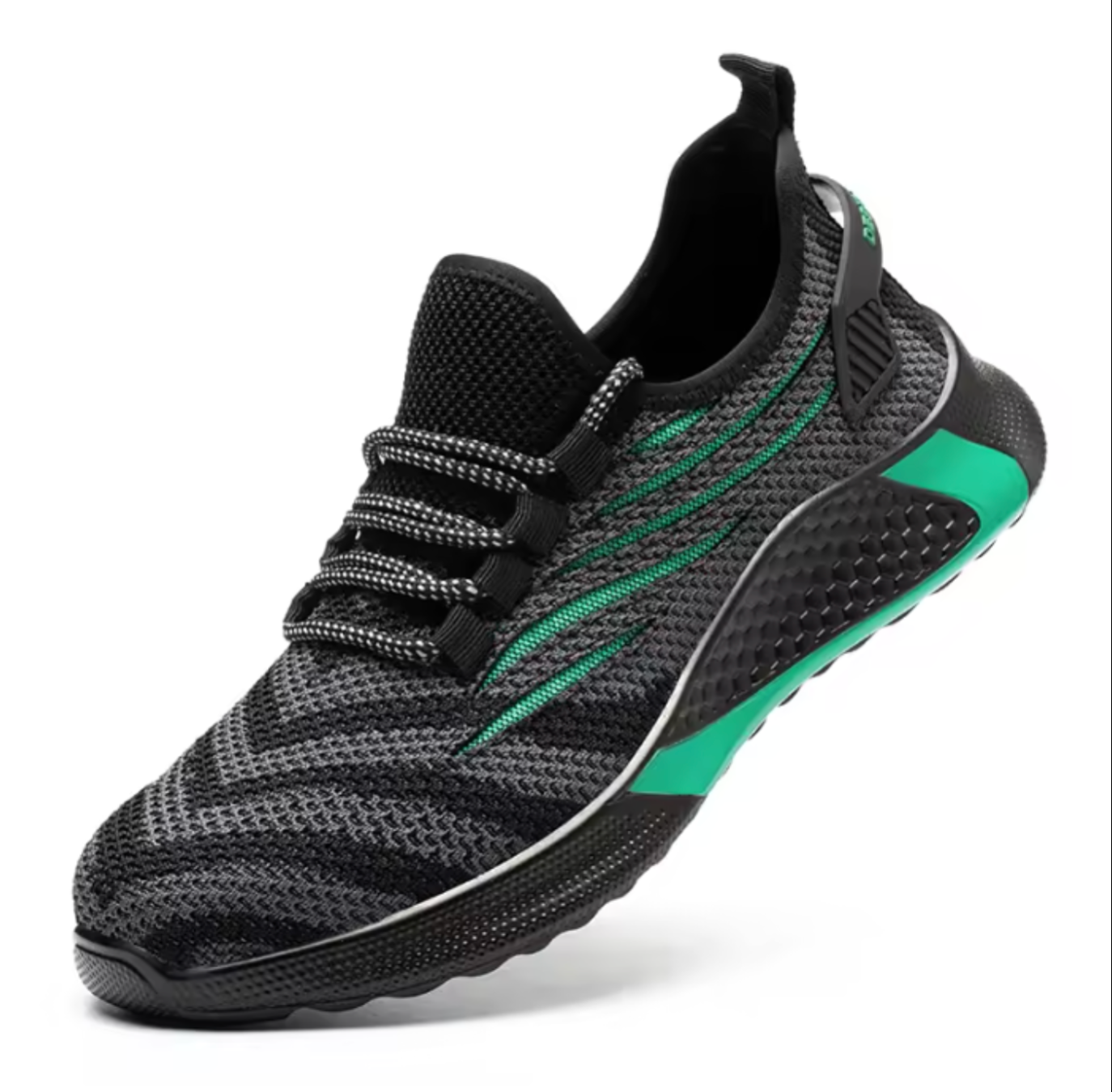 Men's Safety Work Shoes | Lightweight Steel Toe & Breathable Mesh | High-Comfort Athletic Protection