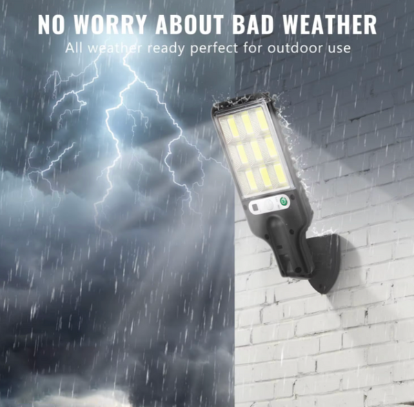 Solar LED Security Wall Light | 108 COB Motion Sensor Outdoor Lighting | IP65 Waterproof & Energy-Efficient Night Light
