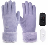Heated Women's Winter Gloves | 3 Adjustable Heat Settings | Touchscreen Compatible & Windproof Thermal Gear