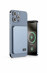 Ultra-Slim MagSafe Power Bank | 10,000 mAh Magnetic Wireless Fast Charging | Portable Wearable Battery Pack