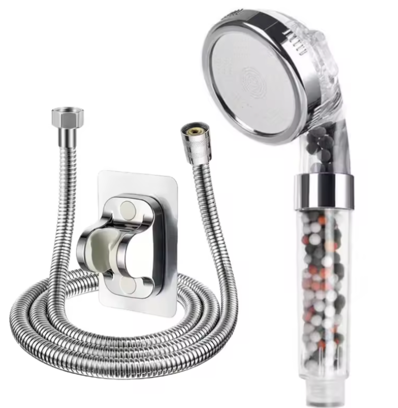 3-Funktions-Hochdruck-Spa-Duschkopf | Anionenfiltration & Wassersparend | Handbrause mit Regeneffekt