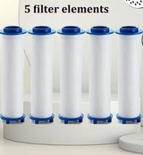 5-Mode High-Pressure Shower Head | Water-Saving Filtration System | Handheld with One-Touch Stop Button