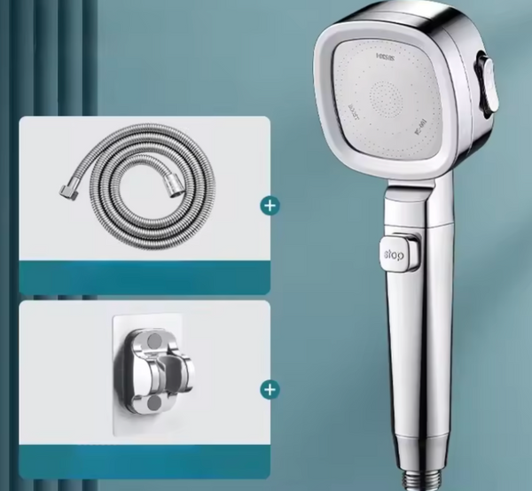 3-Mode High-Pressure Shower Head