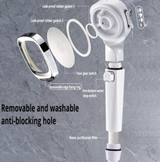 3-Mode High-Pressure Shower Head | Water-Saving Handheld Sprayer | One-Touch Stop & Flow Control