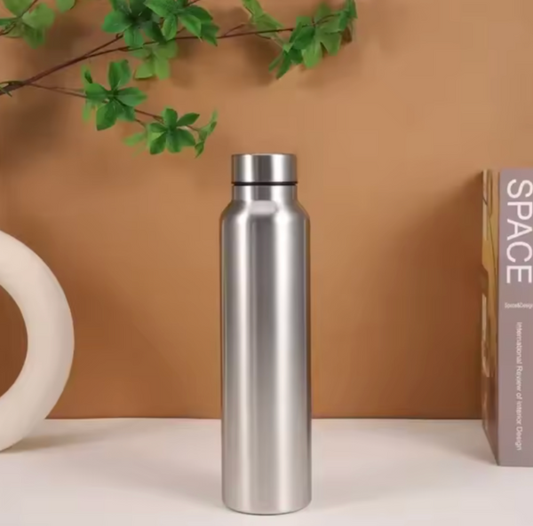 Stainless Steel Sports Water Bottle | 34 fl oz Durable Metal Flask | Wide-Mouth Outdoor Bottle