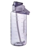 2L Sports Water Bottle | Large Motivational Time Marker | Fitness, Gym & Everyday Hydration