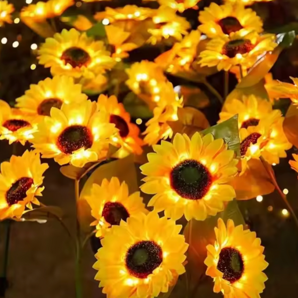 Solar LED Sunflower Garden Light