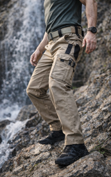 Men's Tactical Cargo Pants | Multifunction Outdoor Work Trousers | Multi-Pocket Fall & Spring Gear