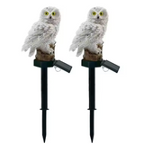 Solar LED Owl Garden Light | Waterproof Ground Stake Light | Outdoor Landscape & Pathway Decor