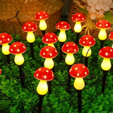 Solar LED Mushroom Lights | Waterproof Outdoor Garden Lighting | Pathway & Landscape Decor