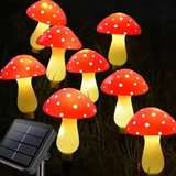 Solar LED Mushroom Lights | Waterproof Outdoor Garden Lighting | Pathway & Landscape Decor
