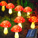 Solar LED Mushroom Lights | Waterproof Outdoor Garden Lighting | Pathway & Landscape Decor