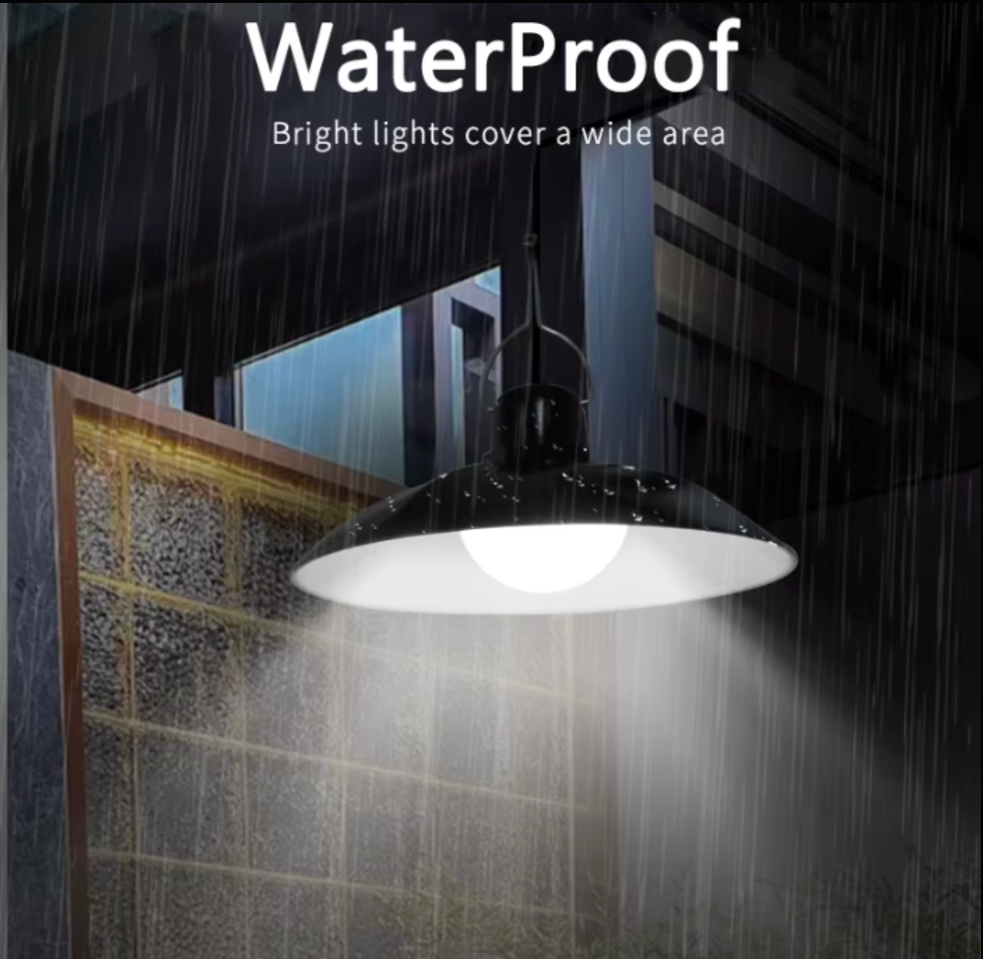 Solar LED Pendant Light | Single or Double Head Hanging Lamp | Remote Control & Outdoor IP65