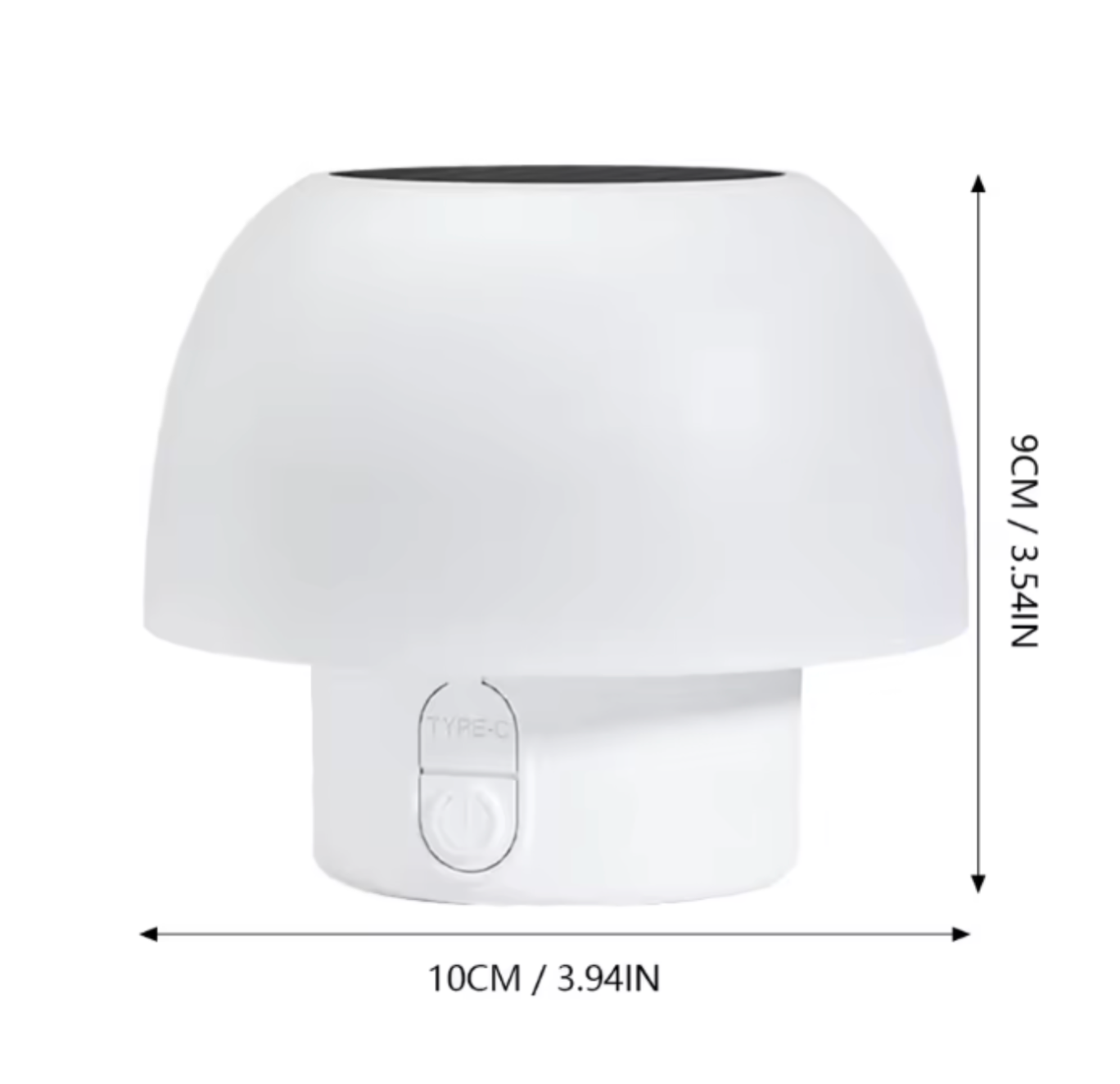 Solar LED Outdoor Table Lamp | Portable Camping & Garden Light | Dual USB & Solar Charging