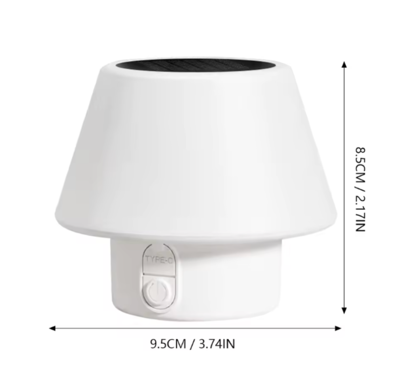 Solar LED Outdoor Table Lamp | Portable Camping & Garden Light | Dual USB & Solar Charging
