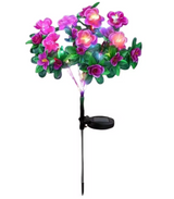 Solar Azalea Flower Garden Light | Waterproof LED Landscape Stake | Outdoor Floral Decor