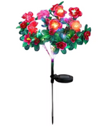 Solar Azalea Flower Garden Light | Waterproof LED Landscape Stake | Outdoor Floral Decor
