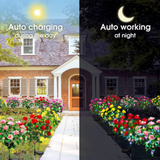 Solar Azalea Flower Garden Light | Waterproof LED Landscape Stake | Outdoor Floral Decor