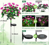 Solar Azalea Flower Garden Light | Waterproof LED Landscape Stake | Outdoor Floral Decor