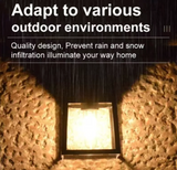 Solar LED Wall Light | Motion Sensor & IP65 Waterproof | Outdoor Security & Garden Lighting