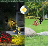 Solar Fairy Watering Can Light | Vintage Metal Landscape Decor | Hanging LED String Lights