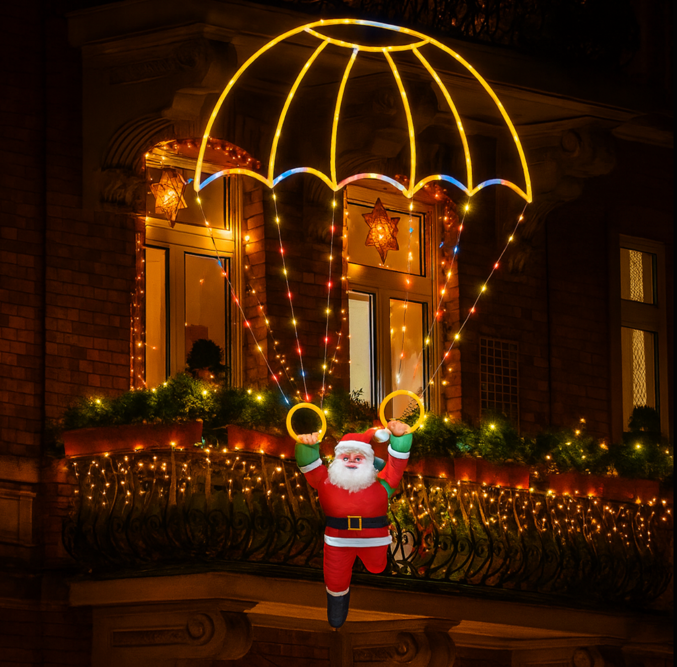 33-Inch Smart LED Santa Claus Christmas Light | App & Remote Control | Indoor/Outdoor