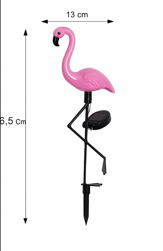 Solar Flamingo Garden Light | Pink LED Landscape Figurine with Auto On/Off