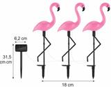 Solar Flamingo Garden Light | Pink LED Landscape Figurine with Auto On/Off