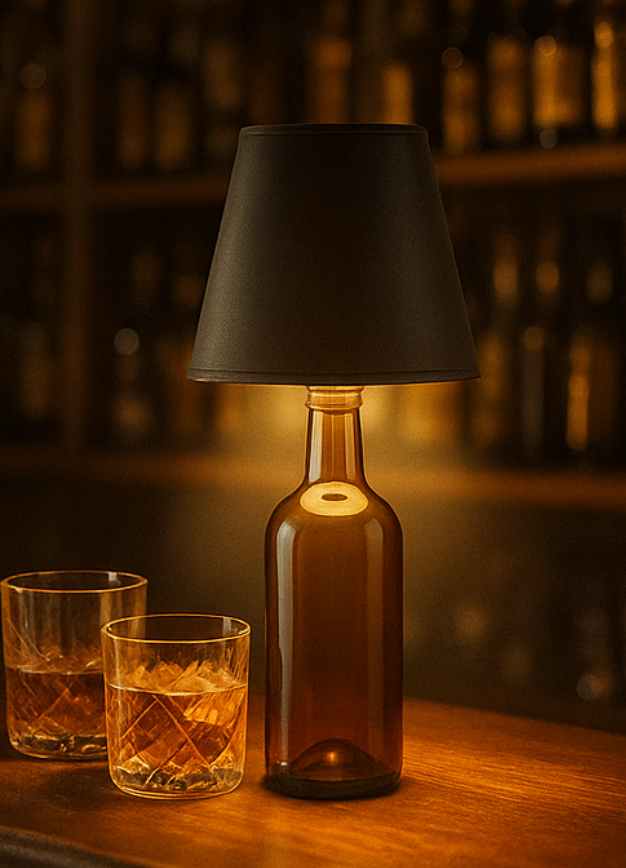USB Bottle Ambient Lamp | Touch Control & 3-Color Stepless Dimming | Portable Bar & Night Light