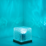 Crystal RGB Table Lamp | 16-Color LED Mood Light | 3D Visual Effect & Remote Control