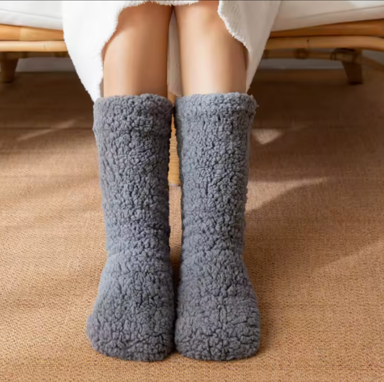 Cozy Women’s Thermal Winter Socks | Velvet-Lined & Non-Slip Slipper Socks for Home