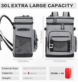 30L Insulated Cooler Backpack | Leak-Proof & Waterproof Outdoor Gear