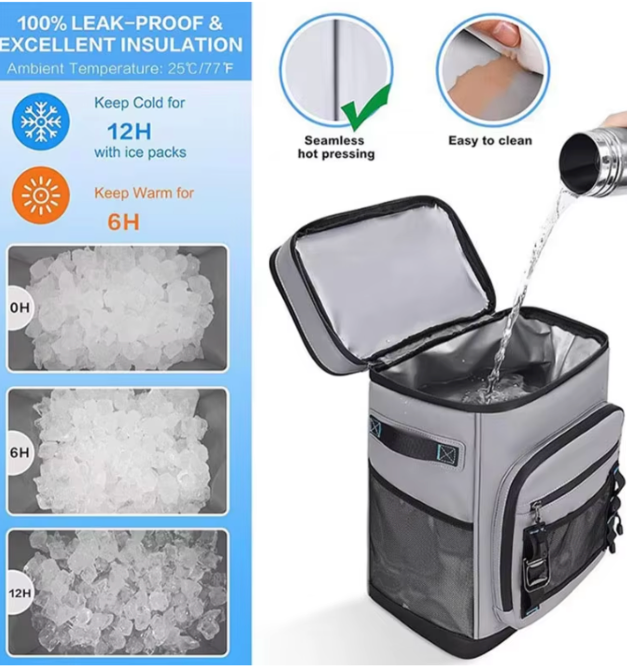 30L Insulated Cooler Backpack | Leak-Proof & Waterproof Outdoor Gear