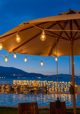 Solar String Lights | 23ft Vintage Hemp Rope Edition