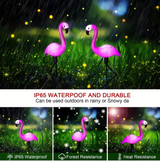 Solar Flamingo Garden Light | Pink LED Landscape Figurine with Auto On/Off