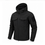 Men's Tactical Softshell Jacket | Waterproof & Windproof Performance | Outdoor Hooded Combat Gear