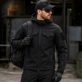 Men's Tactical Softshell Jacket | Waterproof & Windproof Performance | Outdoor Hooded Combat Gear