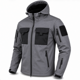 Men's Tactical Softshell Jacket | Waterproof & Windproof Performance | Outdoor Hooded Combat Gear